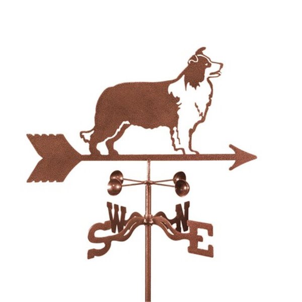 Classic Accessories Dog Border Collie Weathervane with Roof Mount VE952245